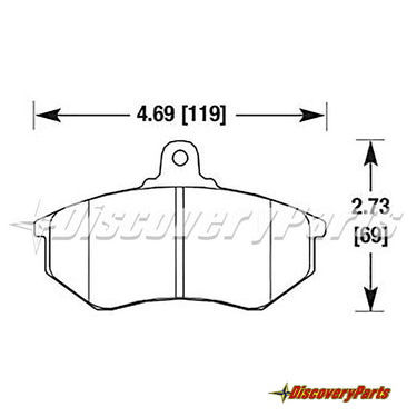 Carbotech VW Front Brake Pads CTB-CT696